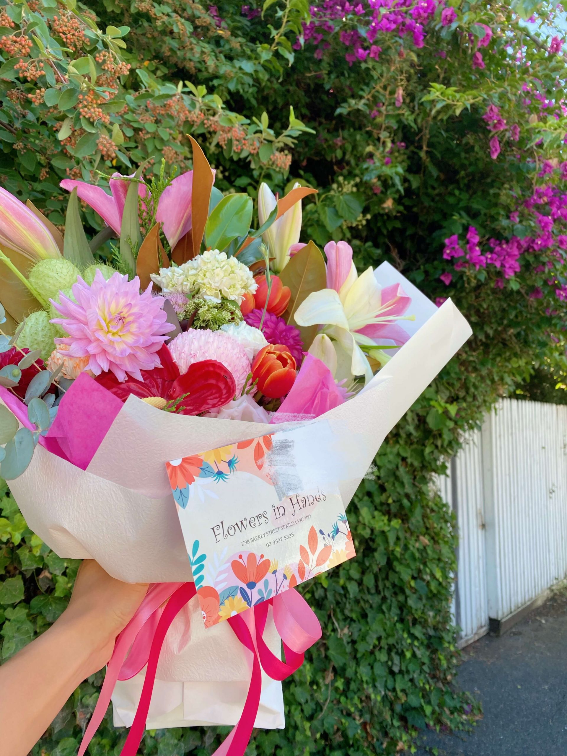 Little Bundle of Love - Flowers in Hands - Most Loved St Kilda Flower Shop